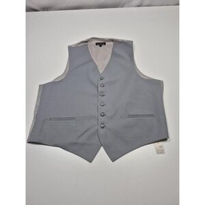 Fumagalli's Suit Vest Mens L Gray 100% Wool Belted 3 Piece Formal Wedding